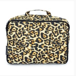 MYTAGALONGS Leopard Print Clean/Dirty Travel Gym Bag ~ NWT
